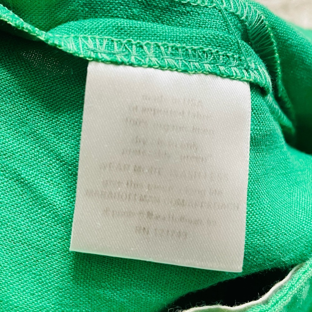 Mara Hoffman Kelly Green Linen Pants - Picture 4 of 7